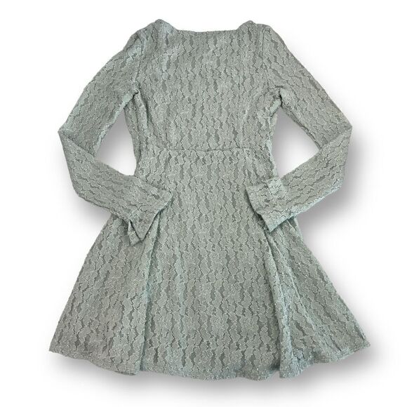 Free People Green Lace Dress Size Small - Picture 8 of 9